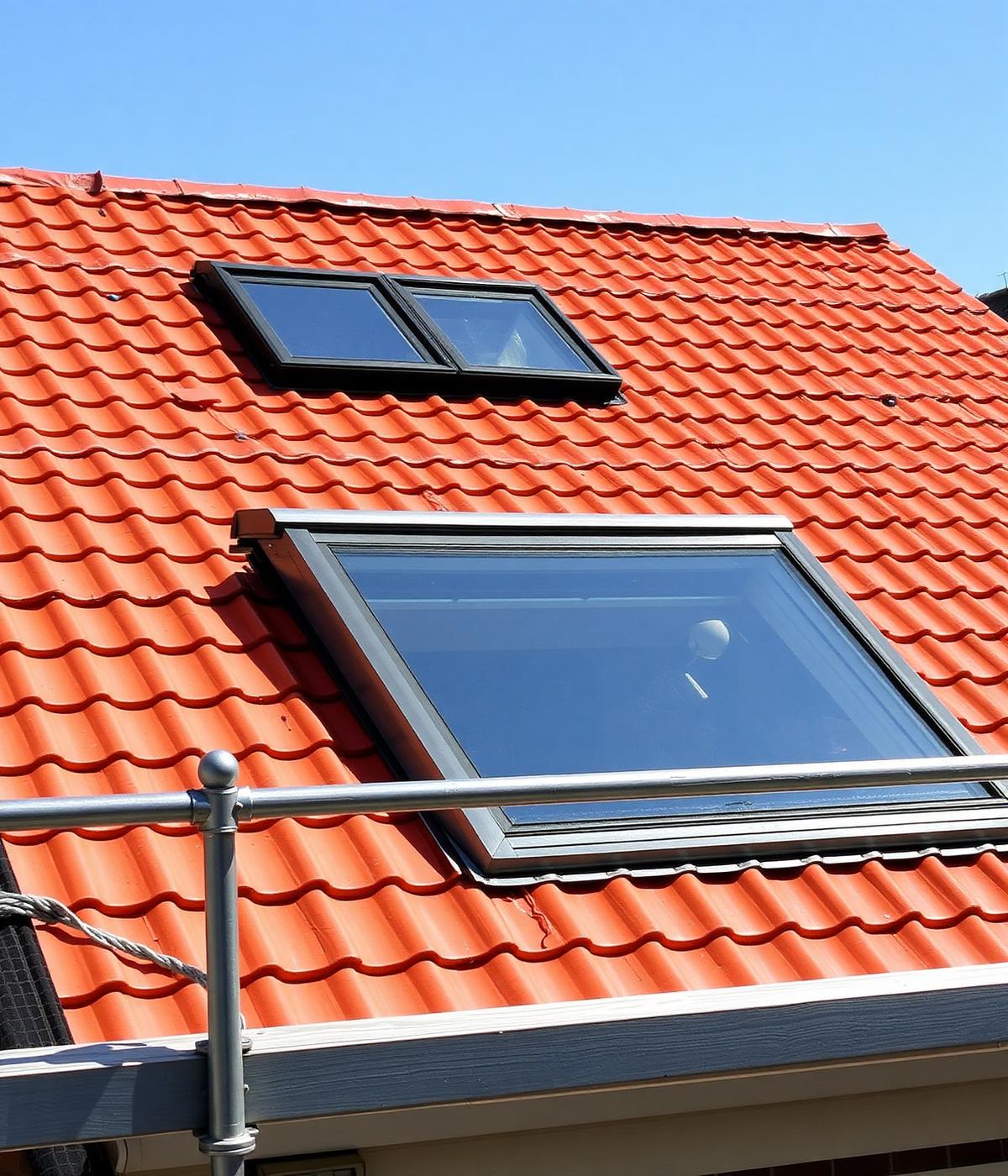 Vernieuwd pannendak van een Nederlandse woning